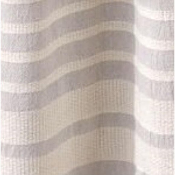 Organic Cotton Loom Weave Spa Bath Towel Gray + Natural Stripe - Picture 13 of 16